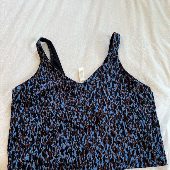 Lululemon Align Tank Leopard Camo Blue Nile Multi - Picture 2 of 6